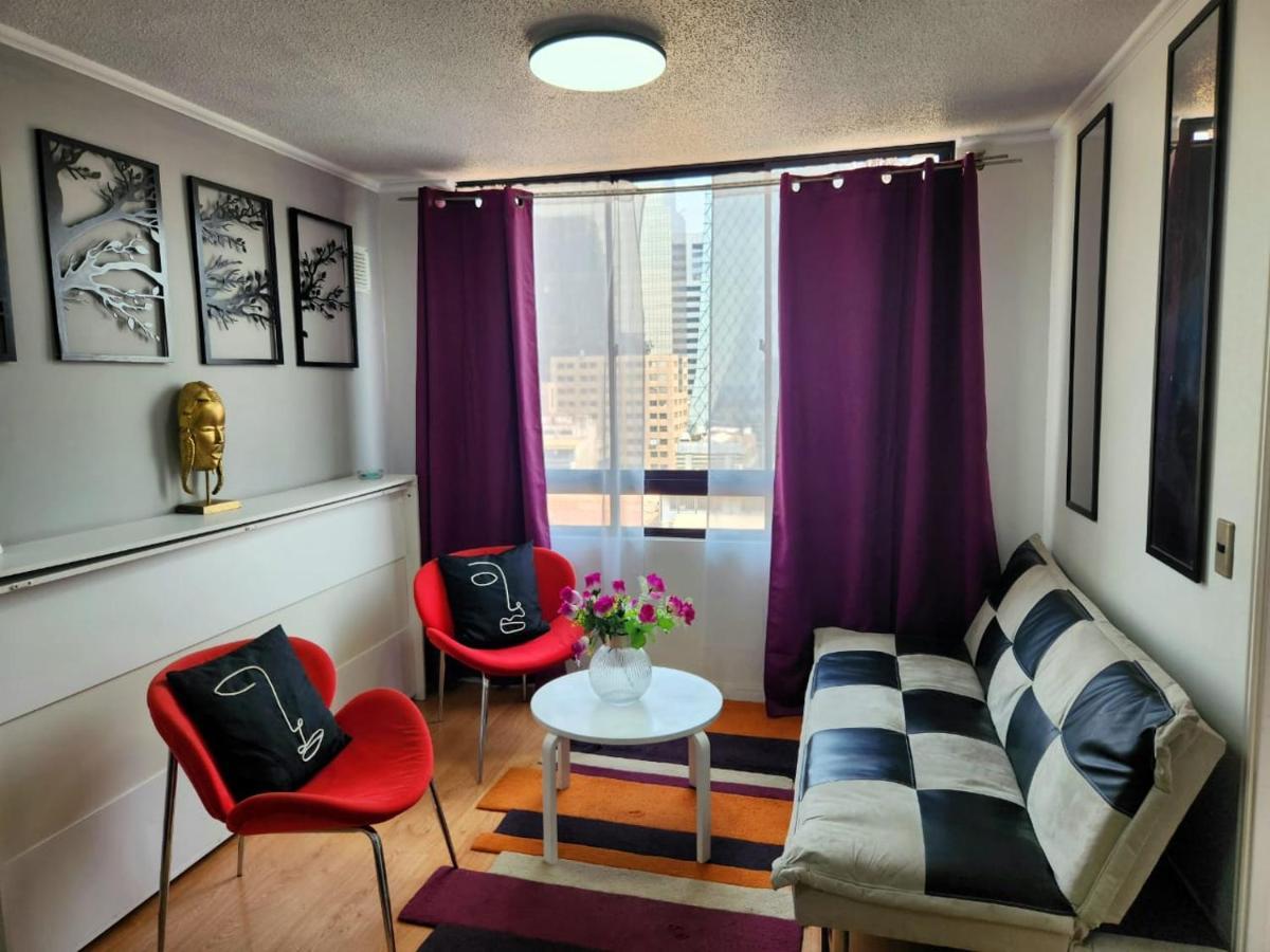 Apartamento Cómodo Departamento En Bellas Artes Con Vista Privilegiada Santiago de Chile